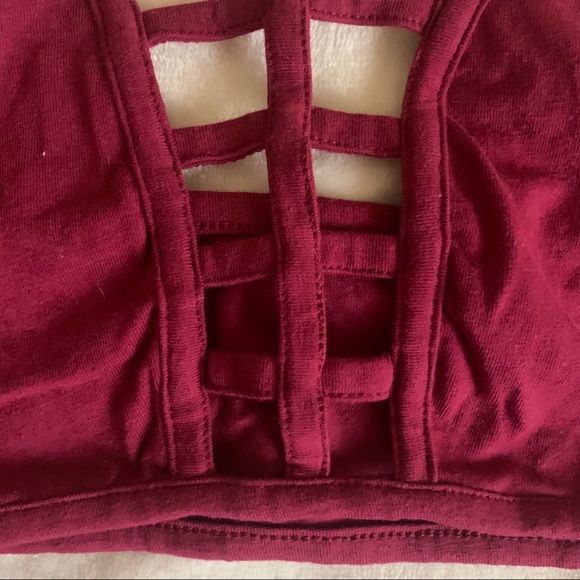Burgundy Bralette - Picture 2 of 5